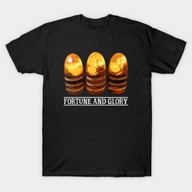 Fortune & Glory T-Shirt by Buff Geeks Art